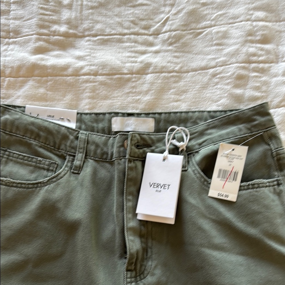 Vervet Olive Green Jeans